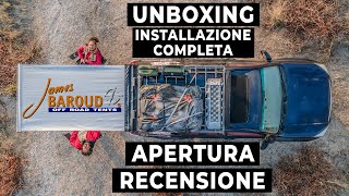 TENDALINO JAMES BAROUD  CHIUSURE LATERALI  Unboxing Installazione Recensione Apertura Parte 1 [upl. by Kinnie]