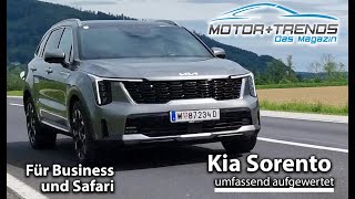 MotorTrends Magazin  KIA SORENTO umfassend aufgewertet [upl. by Asyram801]