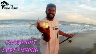 Ultralight Fishing In Sea Shore [upl. by Lezley110]