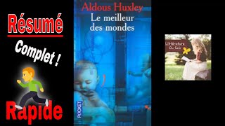 Le meilleur des mondes de Aldous Huxley  résumé rapide et complet [upl. by Yendys]