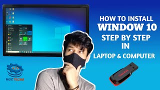 Windows 10 Installation Guide StepbyStep for Any Laptop or Computer [upl. by Yvel]