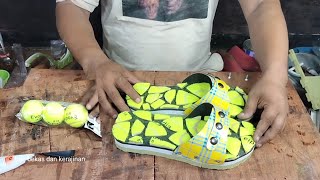 Make flip flops with tennis balls [upl. by Dey]