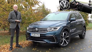 Der neue VW Tiguan im Test  Lohnt sich das Facelift Review Fahrbericht  RLine 20 TDI 200 PS [upl. by Relyt]