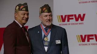 Past VFW National Commander Tim Borland Receives the Distinguished Service Medal [upl. by Houghton]