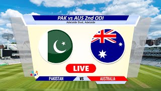 🔴Pak vs Aus Live  2nd ODI  Pakistan vs Australia Live Cricket Match Today Score amp Commentary [upl. by Ailecra]