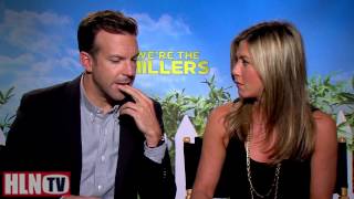 WERE THE MILLERS interview Jason Sudeikis amp Jennifer Aniston [upl. by Assirehs431]