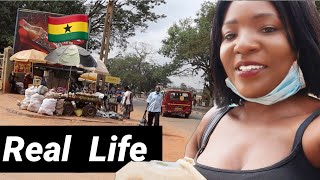 A Typical Day on the Streets of Kumasi  Ghana  Kumasi Street Tour  Life in West Africa  Ghana [upl. by Croom]