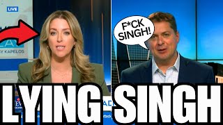 MP Scheer SMOKES Lying Singh On LIVE TV [upl. by Eoj]