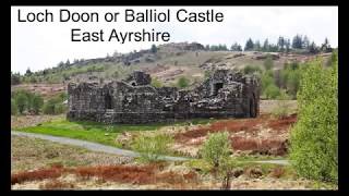 Loch Doon or Balliol Castle East Ayrshire [upl. by Leesa597]