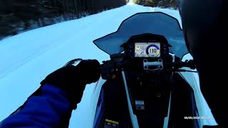 2023 Polaris XCR850 in northern Maine [upl. by Marja]