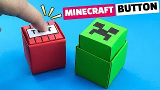 Origami MINECRAFT Pop It Button Toy  Origami Pop It Fidget Toy [upl. by Callida998]