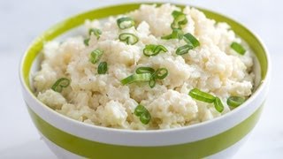 Easy Mashed Cauliflower Recipe [upl. by Ahsikin]