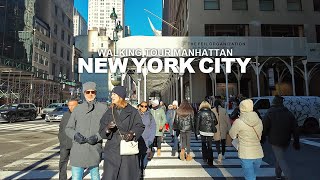 NEW YORK CITY TRAVEL 53  WALKING TOUR MANHATTAN Madison Square Broadway Little Italy amp SoHo 4K [upl. by Atat]