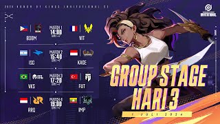 ID Honor of Kings Invitational Season 2 Group Stage Hari 3  Pertarungan Epik [upl. by Iffar]