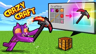 SUPER OP Pickaxe BREAKS Minecraft Crazy Craft 40 [upl. by Selemas]