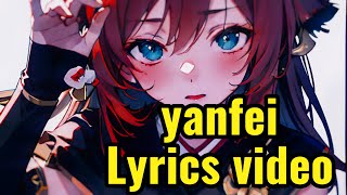 Secretnc  yanfei song Lyrics video [upl. by Oap]