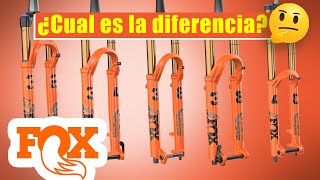 FOX 32 34 36 38 40  Cuáles son las diferencias en las suspensiones para MTB de FOX [upl. by Oniotna]