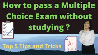 How to pass exam a Multiple Choice Questions MCQ Exam without studying  Free Tips and Tricks [upl. by Yslek]