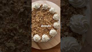 Recept na narozeninový ořechový dort v komentářích 🎂 dort cake recept recepty narozeniny [upl. by Ahsiea773]