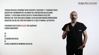 Nefroloji Soru 1  Pediatri Vaka Kampı [upl. by Otreblig]