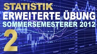 StatistikÜbung erweiterter Kurs  2 Video [upl. by Sabas]