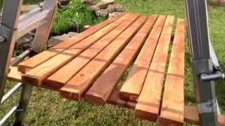 Deck Stain and Paints Rustoleum Deck Restore paint vs Flood CM UV stainpreservative [upl. by Jablon]