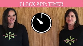 Clock App Timer  iPhone  iPad [upl. by Georges899]