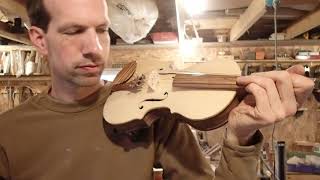 Walnut chicken head fiddle Zach Hoyt no32 [upl. by Assylla]