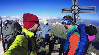 Großes Wiesbachhorn 3564m via Kaindlgrat Normalweg  111282018 HD [upl. by Aihsakal]