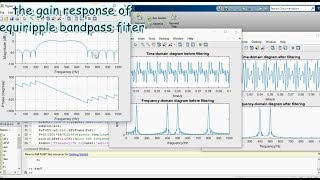 The FIR filter design The realization of Optimized Equiripple Method by Matlab [upl. by Ahsiam]