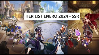 203 Mythir Heroes TIER LIST 2024  SSR [upl. by Pavkovic]