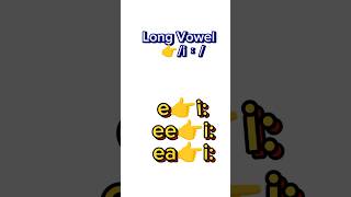 Long Vowel 👉i Vowel Sound phonetic Transcription in English shortsviral longvowelshortsfeed [upl. by Khanna]