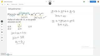 Grados Relativos y Absolutos en los Polinomios [upl. by Goldman]