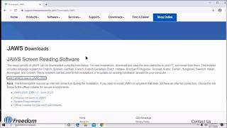 How to download and install jaws screen reader [upl. by Olen585]