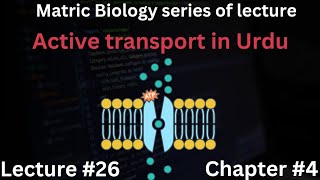 Active transport class 9 Biology in Urdu  in Hindi  Lecture 26  cells and tissues  Chapter 4 [upl. by Nyladnor]