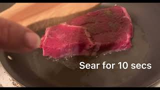 Rump Steak Recipe Pan Seared [upl. by Aisitel]