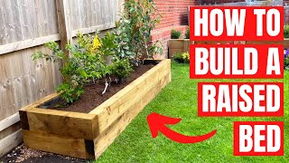 How to Build a Raised Bed in your Garden  Simple DIY [upl. by Aliuqehs]