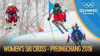 Womens Ski Cross Finals  Freestyle Skiing  PyeongChang 2018 Replays [upl. by Latsyrhk]