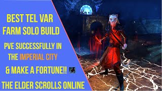 Best Tel Var Farm Solo Build for ESO  Imperial City Magblade PVE Solo Build [upl. by Rasecoiluj]