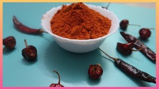 Homemade Red chilly powder  Basic Beginners guide [upl. by Strephonn]