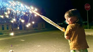 My Son PLAYS With FIREWORKS [upl. by Aluor862]