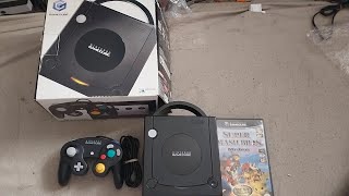 Nintendo Gamecube Jetblack Unboxing [upl. by Adnael]