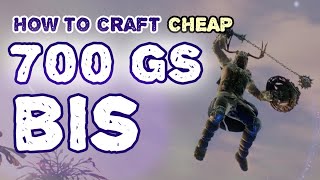 New World Crafting CHEAP 700 GS BiS Items [upl. by Atyekram800]