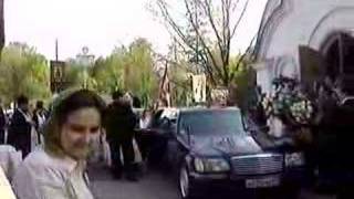 Arrival of Patriarch ALEKSEY II  Butovo Consecration [upl. by Christina]