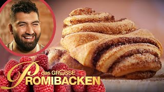 So ein Plunder Zimtige Franzbrötchen sind gefordert  Aufgabe 2  Das große Promibacken  SAT1 [upl. by Burke]