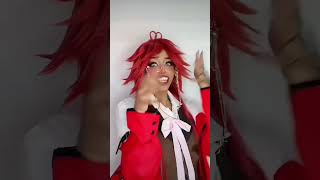 YouTube Exclusive⚠️Feeling legendary in this grell cosplay🌝❤️princesssachiko shorts sachihime96 [upl. by Anhpad]