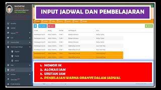 CARA INPUT PEMBELAJARAN DAN JADWAL DI DAPODIK 2022C SEMESTER GENAP TAHUN 2022 [upl. by Skvorak]