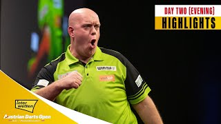 THE STREAK CONTINUES  Day Two Evening Highlights  2023 Interwetten Austrian Darts Open [upl. by Wandy830]