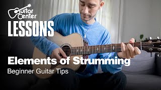 Elements of Strumming Tone Tempo Arpeggiation  Beginner Guitar Tips [upl. by Yelkcub]