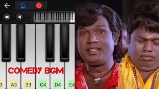 Karakattakaran Comedy BGM  Easy Piano Tutorial  Perfect Piano [upl. by Hanimay195]